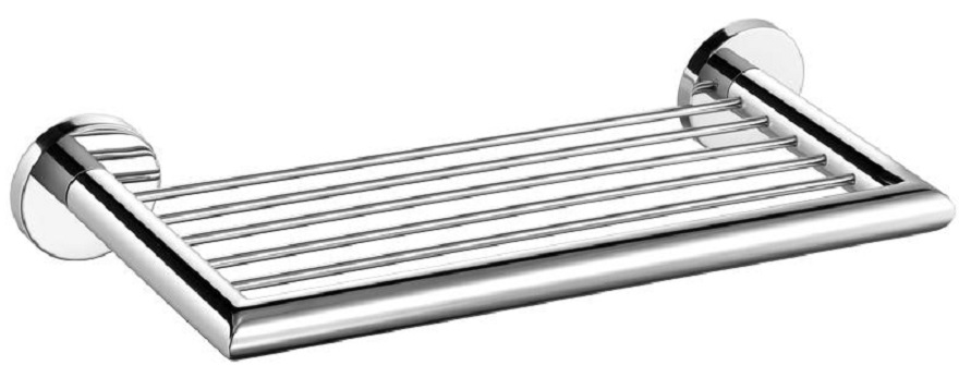 Σπογγοθήκες Μπάνιου Sanco σειρά Corner A3-22743 Χρωμέ (Μήκος 32cm)