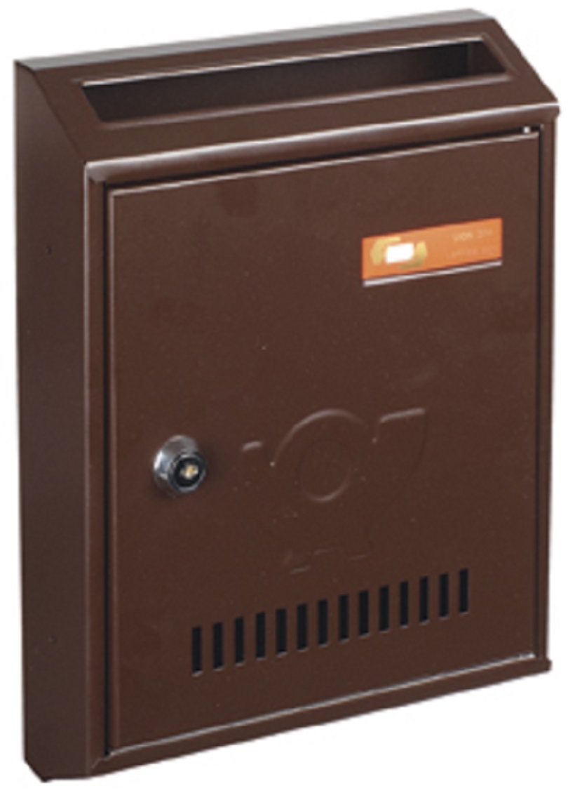 Γραμματοκιβώτια Viometal σειρά Λυών 204 σε Καφέ