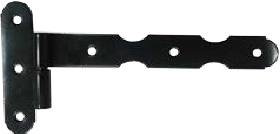 Γωνιακά Μάσκουλα Φράχτη Ζωγομετάλ σειρά 1109 (Μαύρο) (110mm (Ύψος) x 195mm (Πλάτος))