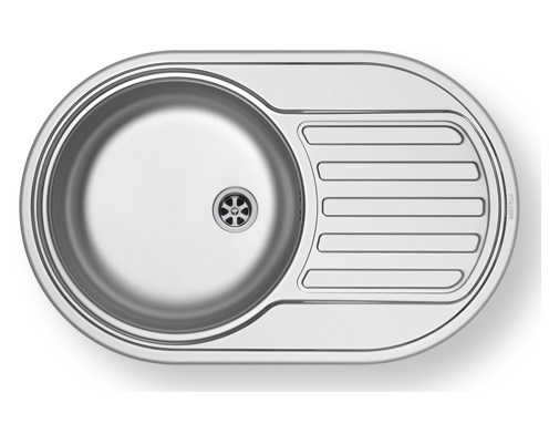 Ανοξείδωτοι Νεροχύτες Κουζίνας Pyramis SR Mini 76.5x48cm Σατινέ