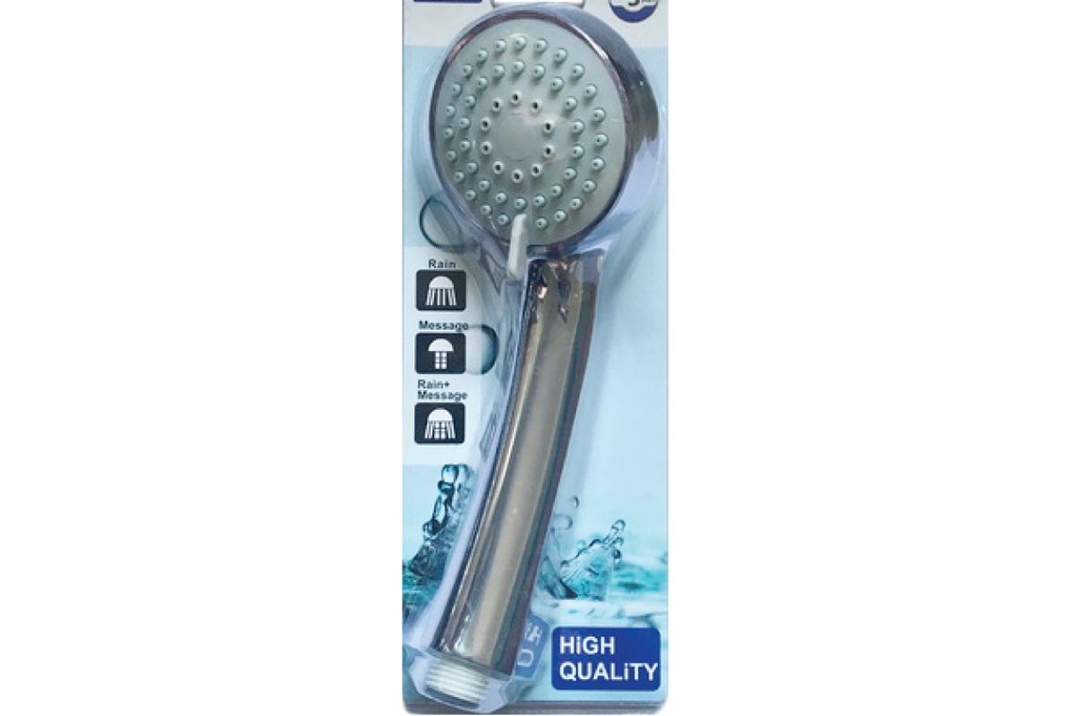 Τηλέφωνο Ντουζ Λουτρού Χρωμέ με 3 ρυθμίσεις ροής νερού σειρά Eco017