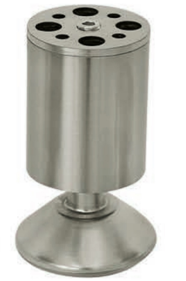 Πόδι Επίπλου Ύψους 10cm σειρά A001 σε Νίκελ Ματ