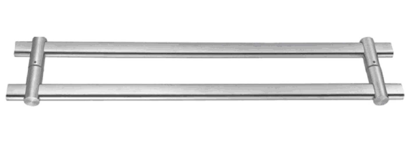 Λαβές για Κρυστάλλινες πόρτες 808-13 Ανοξείδωτο Ματ (Μήκος 36cm) (Νίκελ Ματ-Ιnox) (Τεμάχιο)