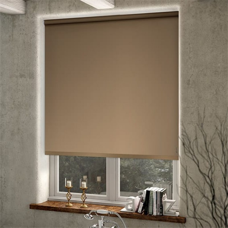 Ρόλερ ολικής συσκότισης black out Elegant σειρά Καφέ 4174