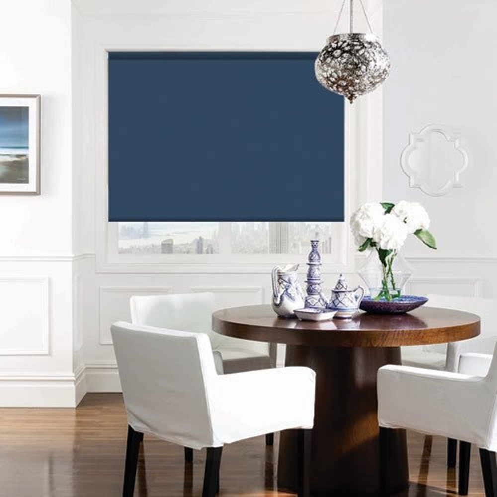 Μονόχρωμο Ρόλερ σκίασης σειρά Deep Navy Blue 040