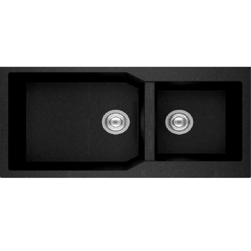 Νεροχύτες Sanitec σειρά 803 Ultra Granite (98x50cm) Γραφίτης