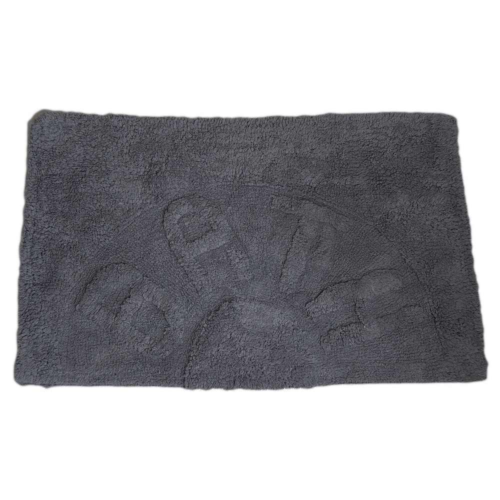 Χαλάκι μπάνιου Bath Fashion σειρά Bath 7117 Γκρι (50x80cm)