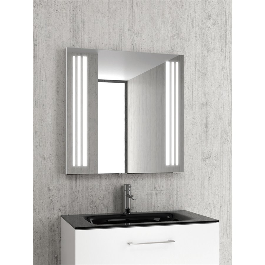 Καθρέπτης μπάνιου με LED Karag PIC011-1000 (100x75x40cm)