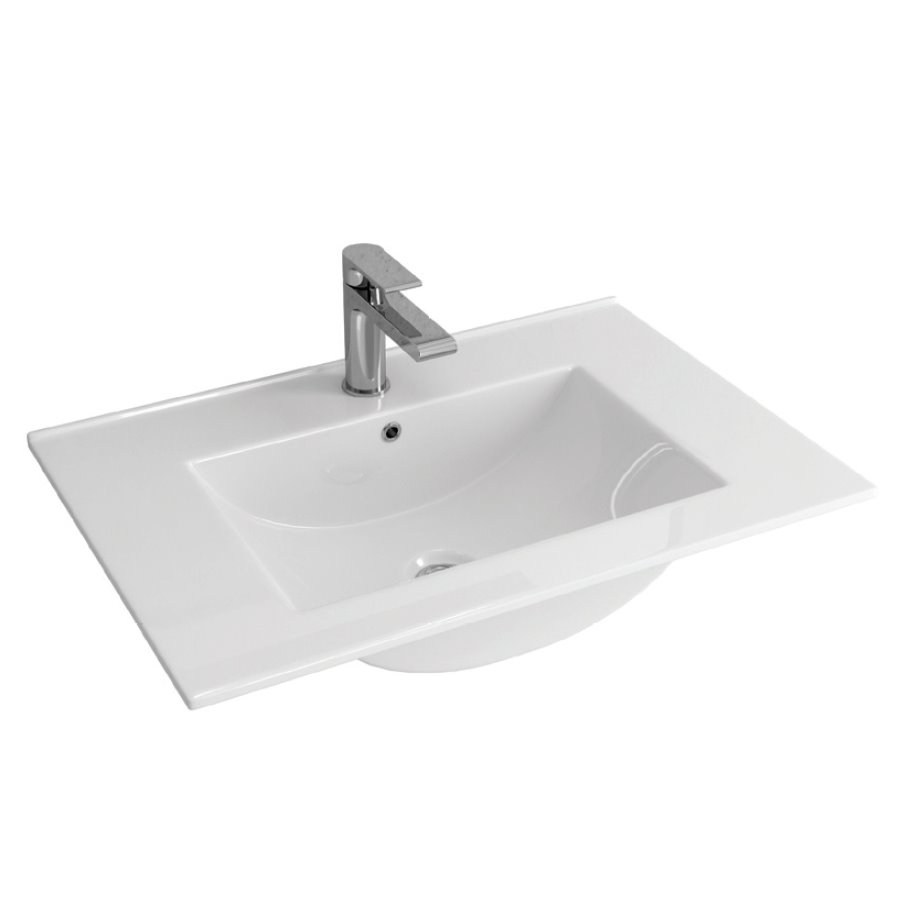 Νιπτήρας Επίπλων Karag σειρά LT 7506-75 Λευκό (76x47cm)