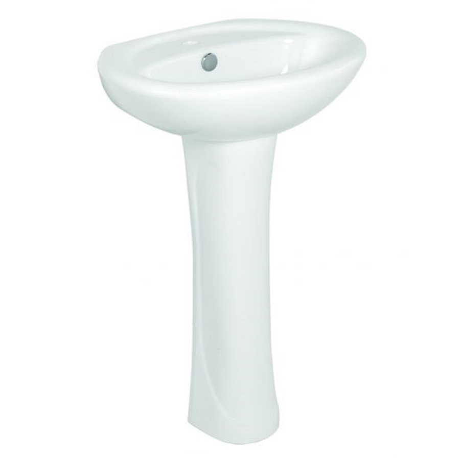 Νιπτήρας με Κολώνα Sanitary σειρά Vico 0059 (52x43cm)