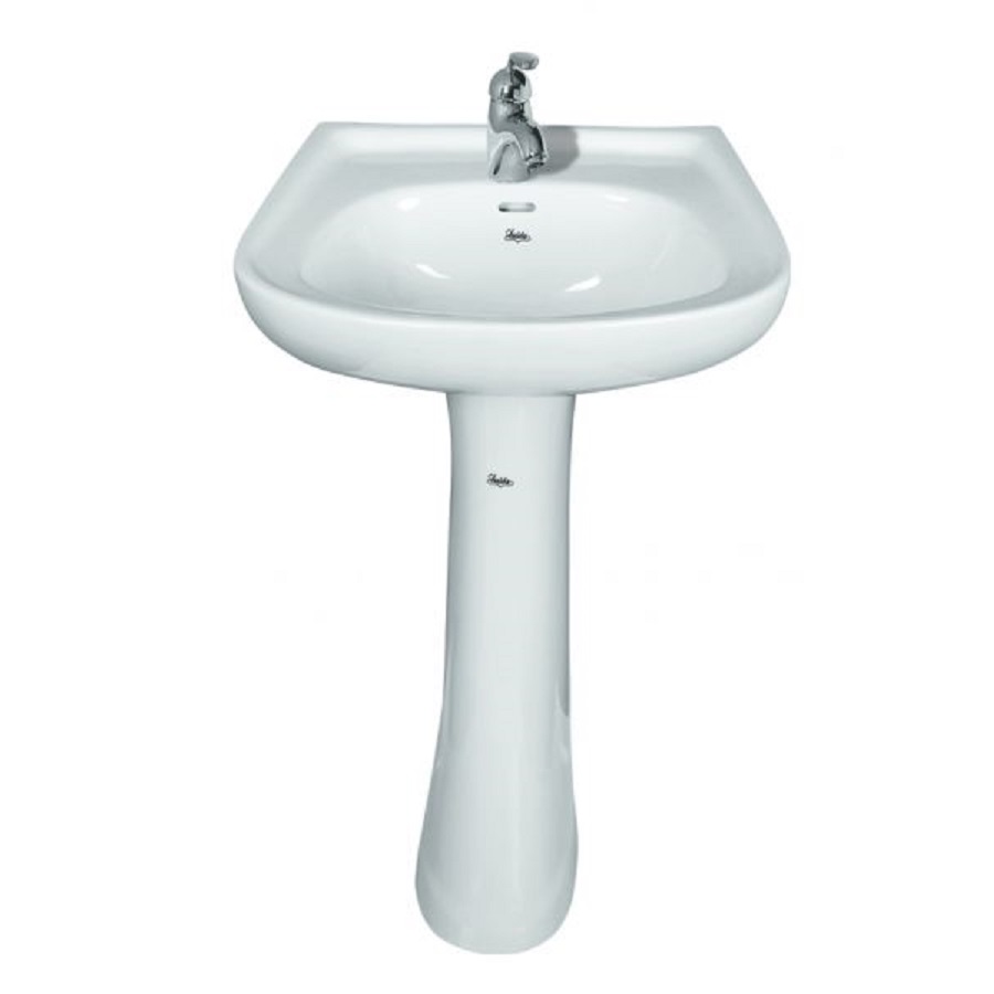 Νιπτήρας με Κολώνα Huida σειρά Queen 0040 (59x47cm)