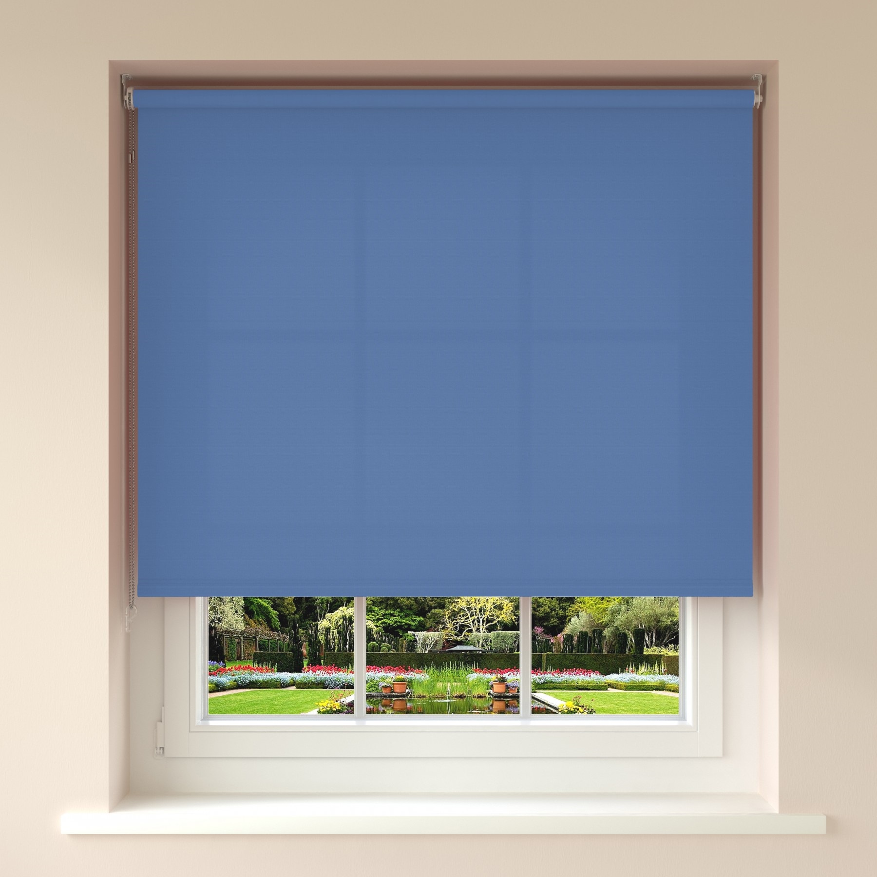 Μονόχρωμο Ρόλερ σκίασης Luxury σειρά Μπλε Ανοιχτό 17416