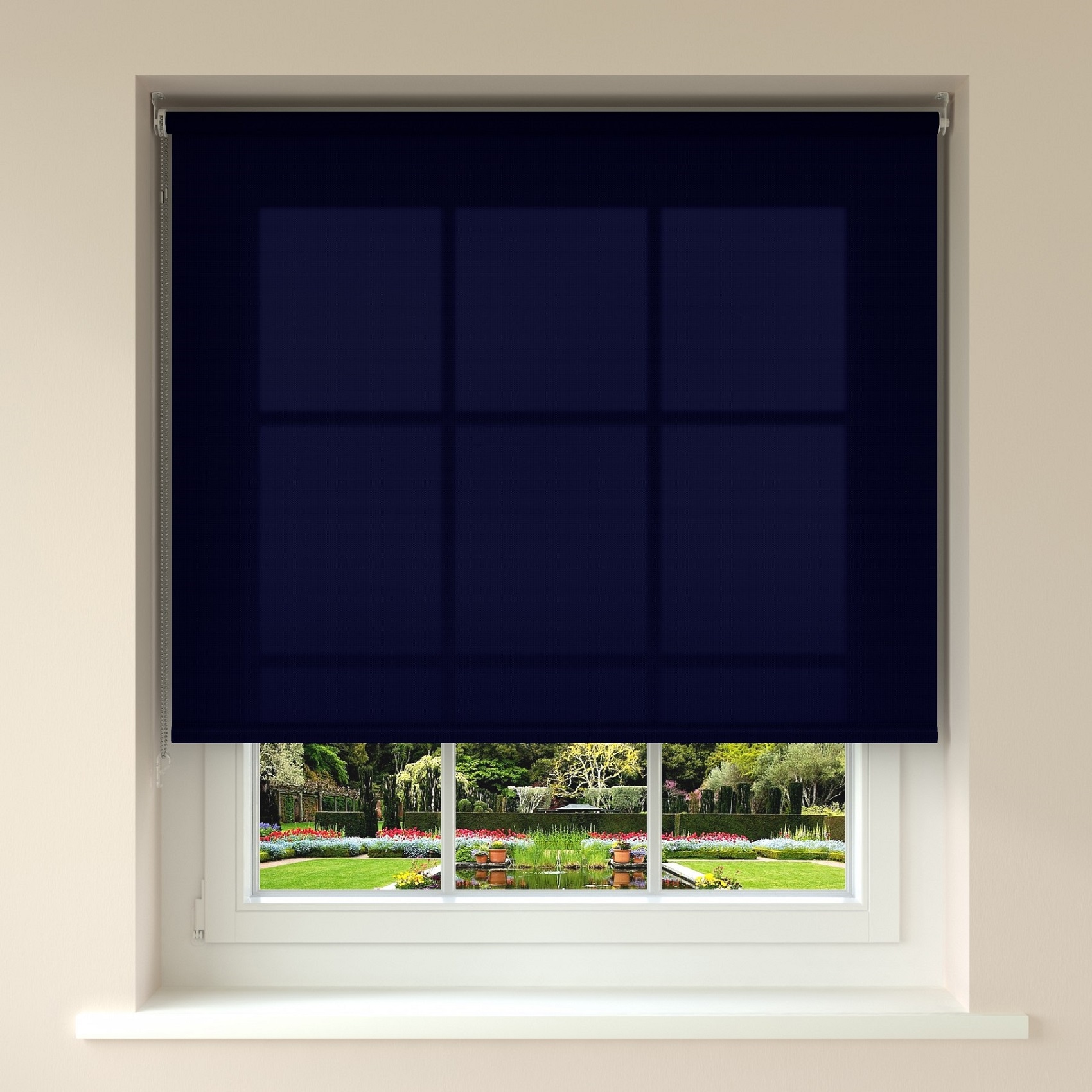 Μονόχρωμο Ρόλερ σκίασης Luxury σειρά Μπλε Σκοτεινό 17417