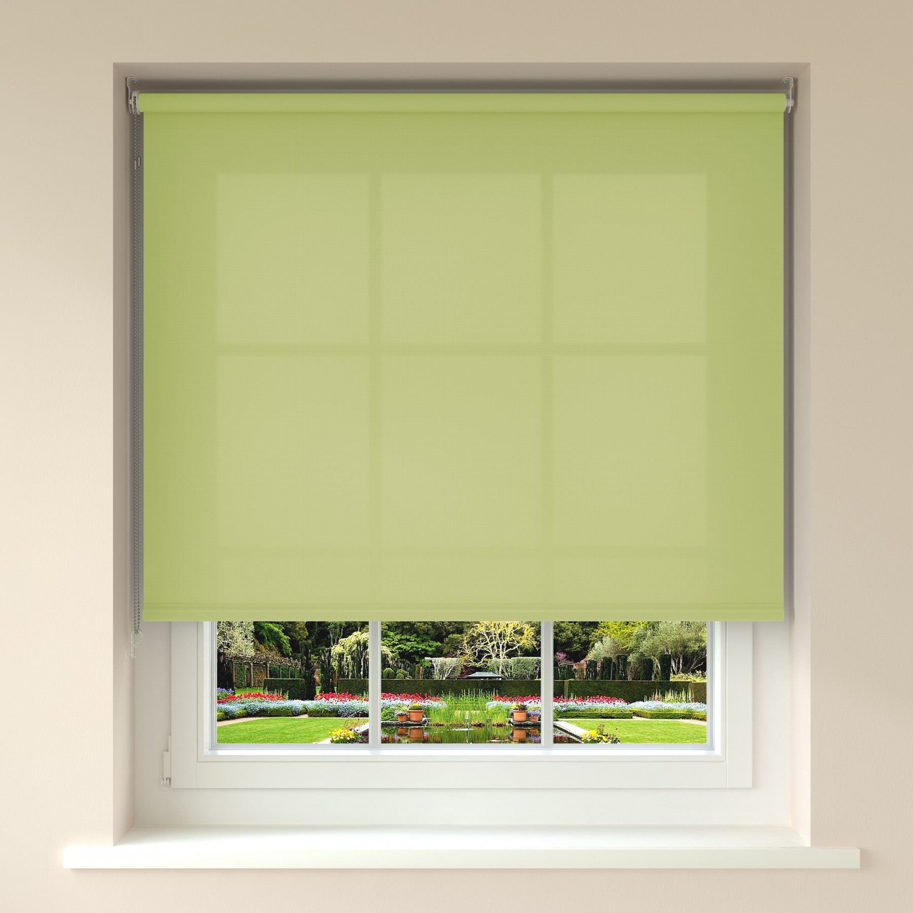 Μονόχρωμο Ρόλερ σκίασης Luxury σειρά Πράσινο 17421