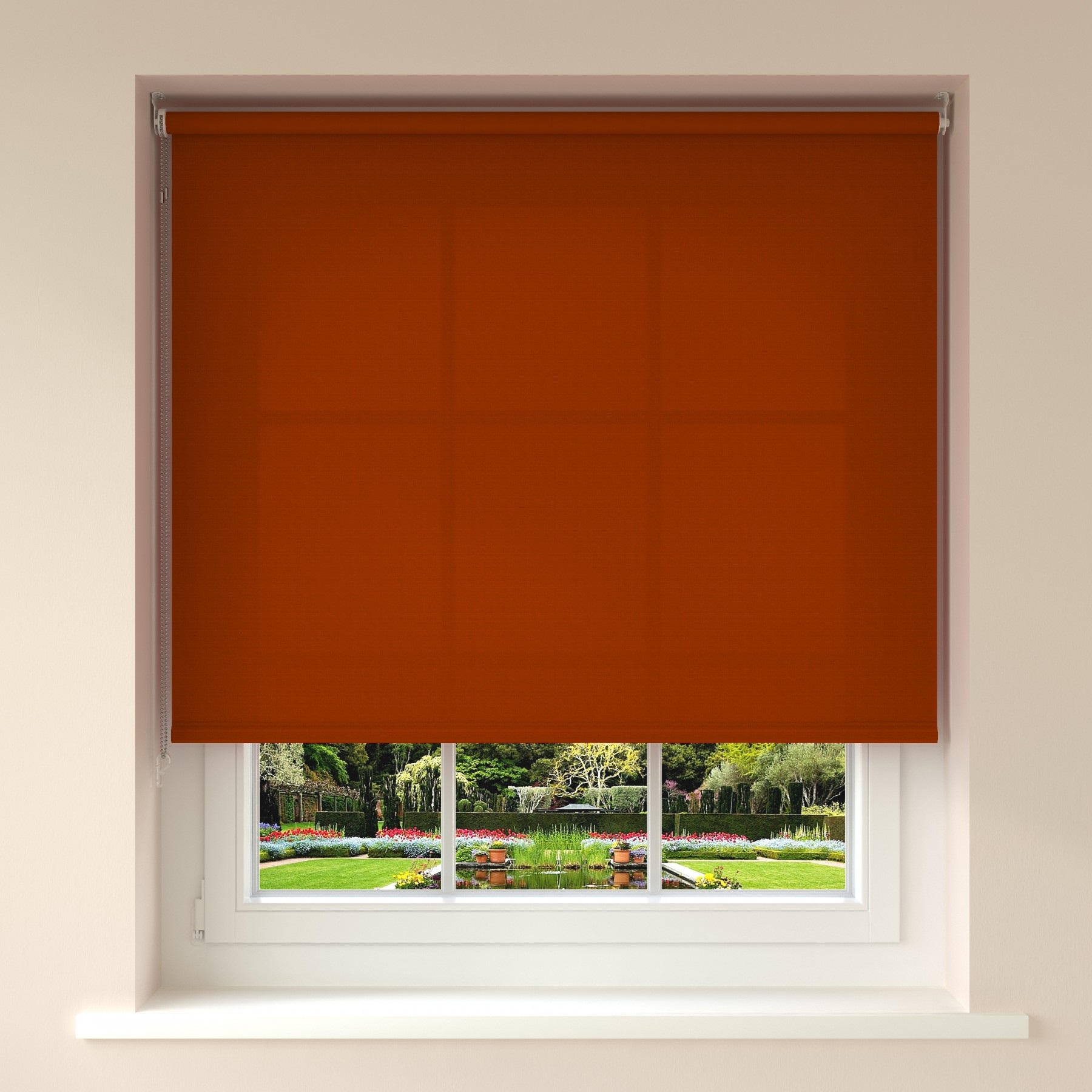 Μονόχρωμο Ρόλερ σκίασης Luxury σειρά Καφέ Σκουριάς 17426