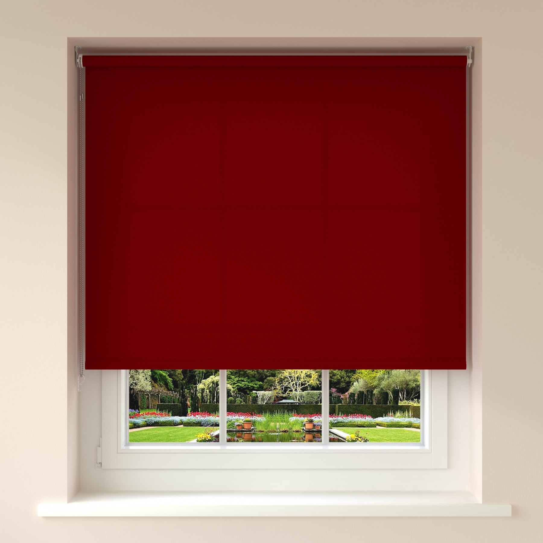 Μονόχρωμο Ρόλερ σκίασης Luxury σειρά Μπορντό 17428