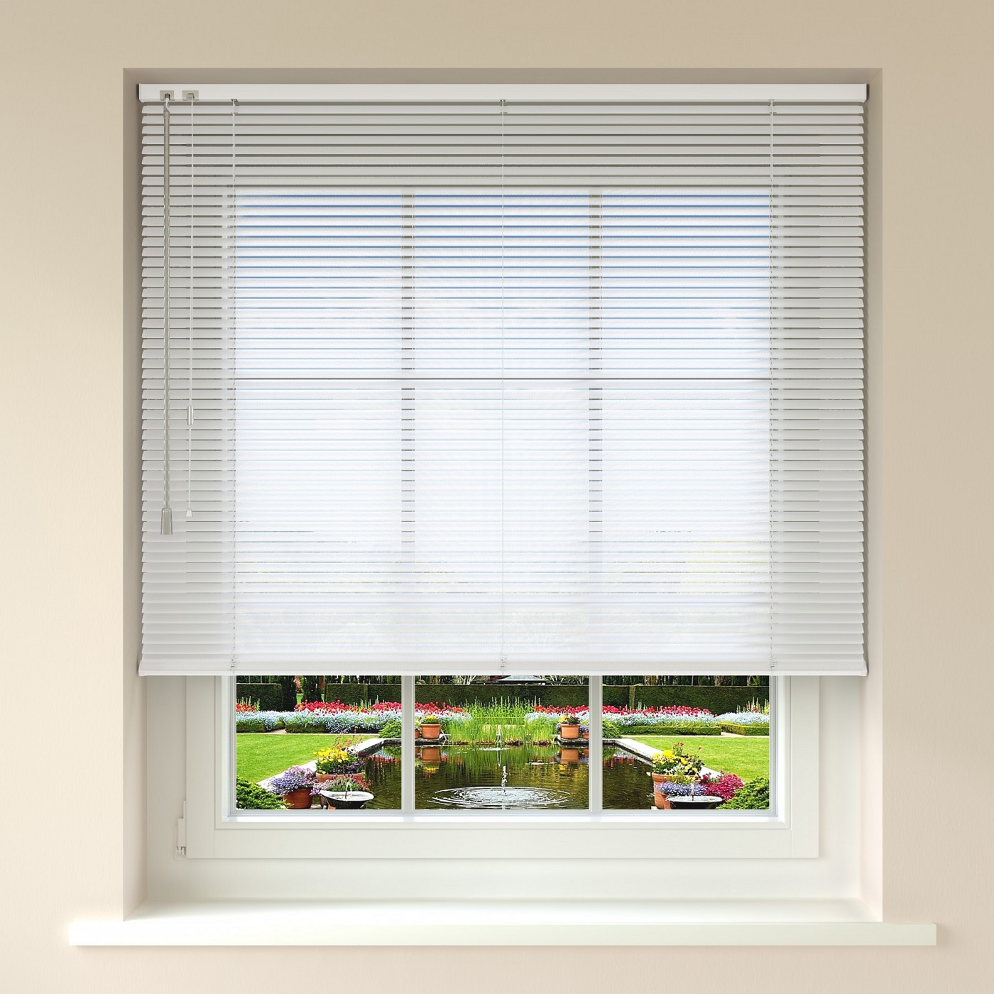 Στόρια Παραθύρων Μεταλλικά 25mm Prive σειρά Λευκό 7431