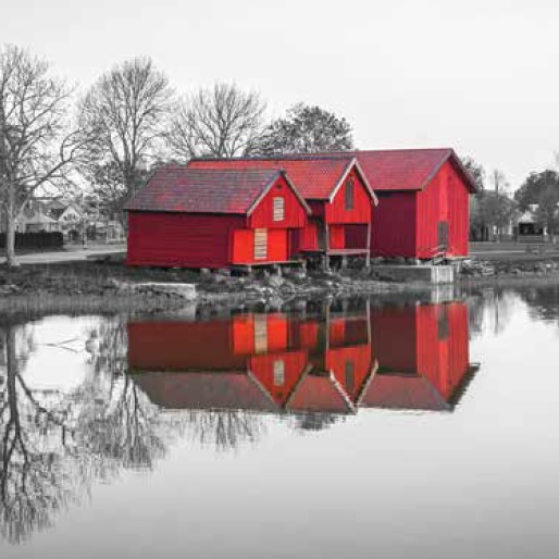 Ρόλερ σκίασης με Πόλεις σειρά Red House E243