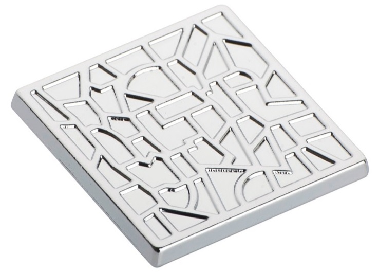 Πόμολα Επίπλων Roline σειρά 0669 Χρώμιο Γυαλιστερό (Μήκος 3.7cm)