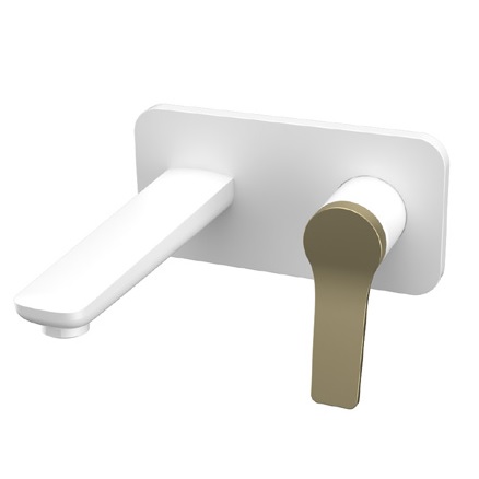 Μπαταρίες Νιπτήρα Εντοιχισμού Karag σειρά Andare WNW148073PH-B Λευκό ματ/Όρο Μπρονζέ