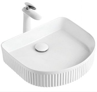 Νιπτήρας Επικαθήμενος Tuingo σειρά Λευκό 83-8632 (41.5x36.5cm)