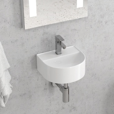 Νιπτήρας Κρεμαστός Karag σειρά LT 5062 Λευκό (32x29cm)