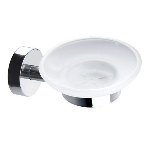 Σαπουνοθήκη Karag Uno Chrome 1301 Inox (Αυτοκόλλητο ή Βιδωτό)