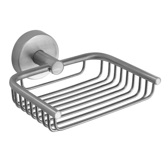 Σαπουνοθήκη 13cm Karag Uno Satine 130399 Inox Ματ (Αυτοκόλλητο ή Βιδωτό)