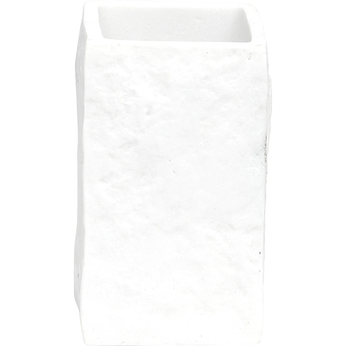 Ποτηροθήκη polyresin σειρά 2216 Λευκή Υφή Πέτρας