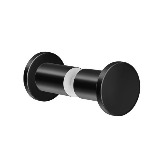 Διπλό Πομολάκι Για Τζάμι Sanco σειρά SET-GL0670-M116 Μαύρο Ματ