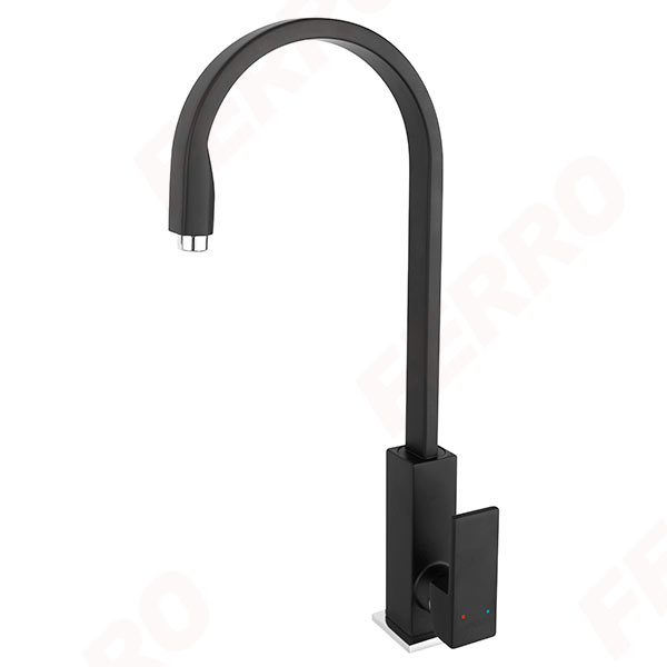 Μπαταρίες Κουζίνας Ferro σειρά Zicco BZI4BL Μαύρο Ματ (Ύψος 41.1cm)