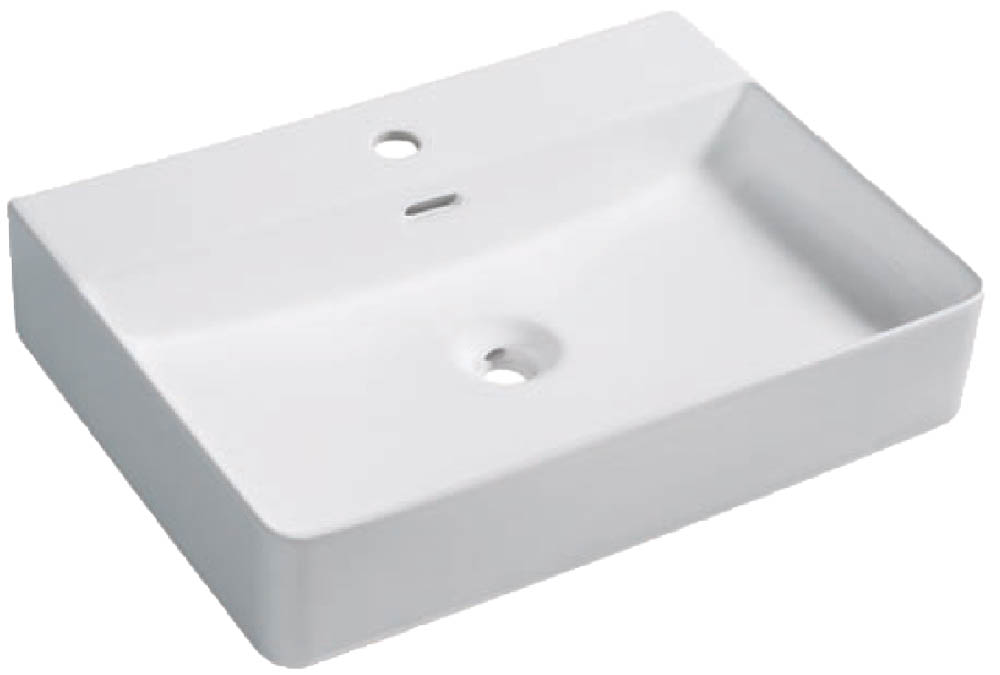 Νιπτήρας Επικαθήμενος Ceramita σειρά Slim 60 Λευκό (60x42cm)