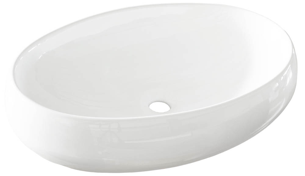 Νιπτήρας Επικαθήμενος Ceramita σειρά M60g Λευκό (60x40cm)