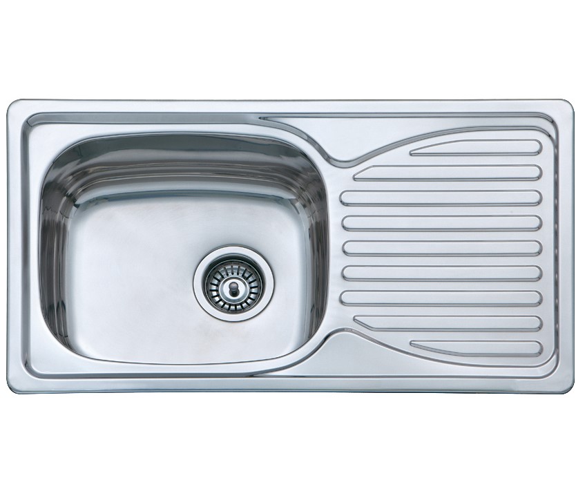 Νεροχύτης Ανοξείδωτος σειρά 33150048 Σατινέ (78x43cm)