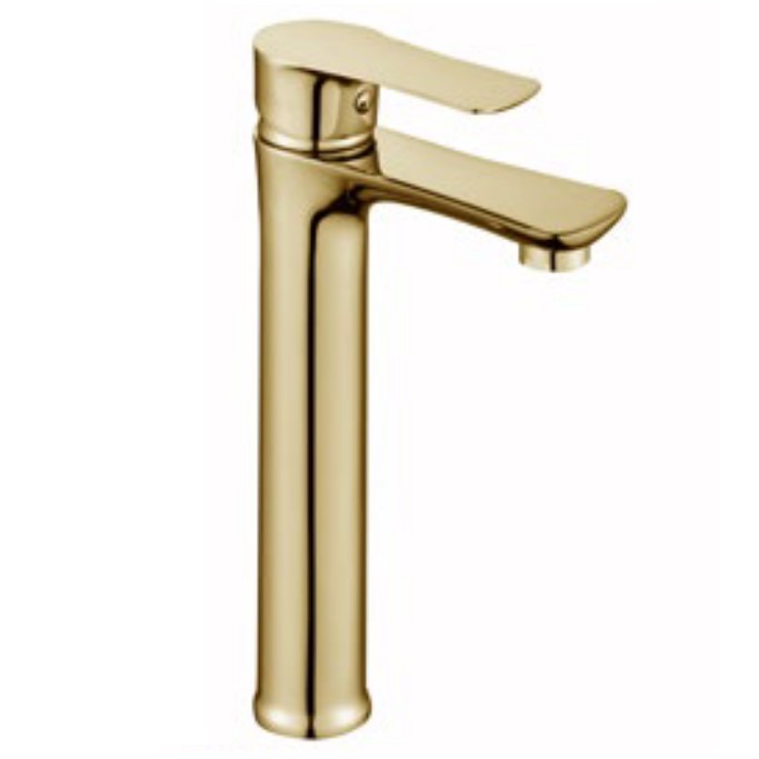 Μπαταρία Νιπτήρα Ψηλή Eveberg Venti Gold σειρά 02-174 Χρυσό (Ύψος 31.7cm)