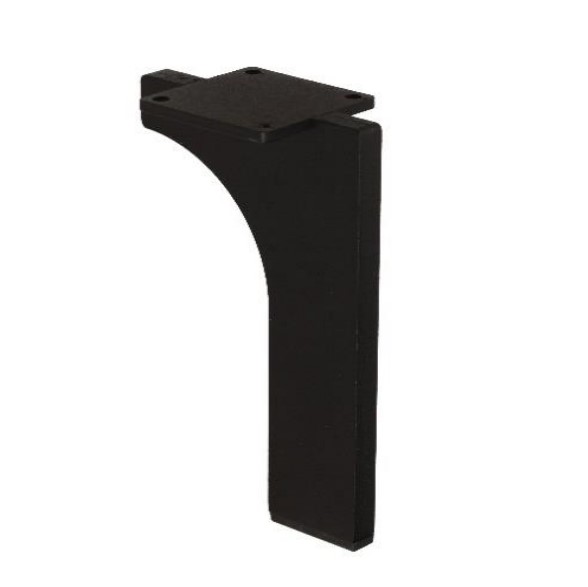 Πόδια Επίπλων Roline σειρά 0206-120 Μαύρο Ματ (Ύψος 12cm)