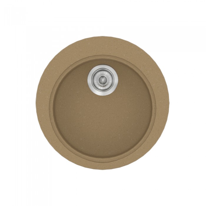 Νεροχύτες Γρανίτη Συνθετικοί Sanitec 316 σε χρώμα 16. Metallic Coffee (Φ.48)