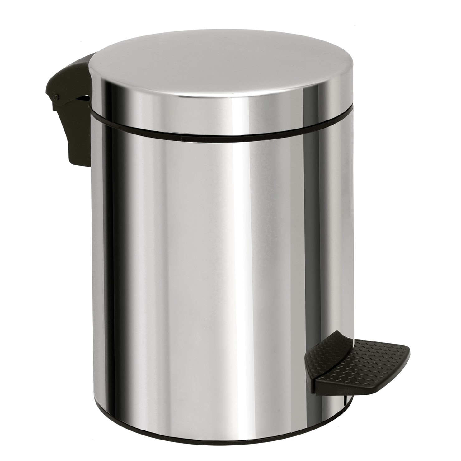 Χαρτοδοχείο 5lt Pam σειρά 05-136-001 Inox Γυαλιστερό (20x28cm) (χωρίς Soft Close)