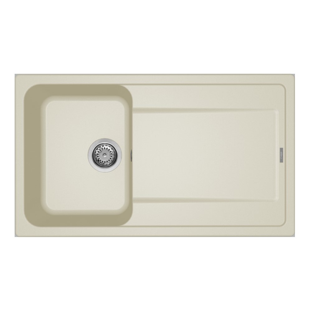 Νεροχύτες Γρανίτη Elleci σειρά Life 400 Bianco Antico G62 Granitek (86x50cm)