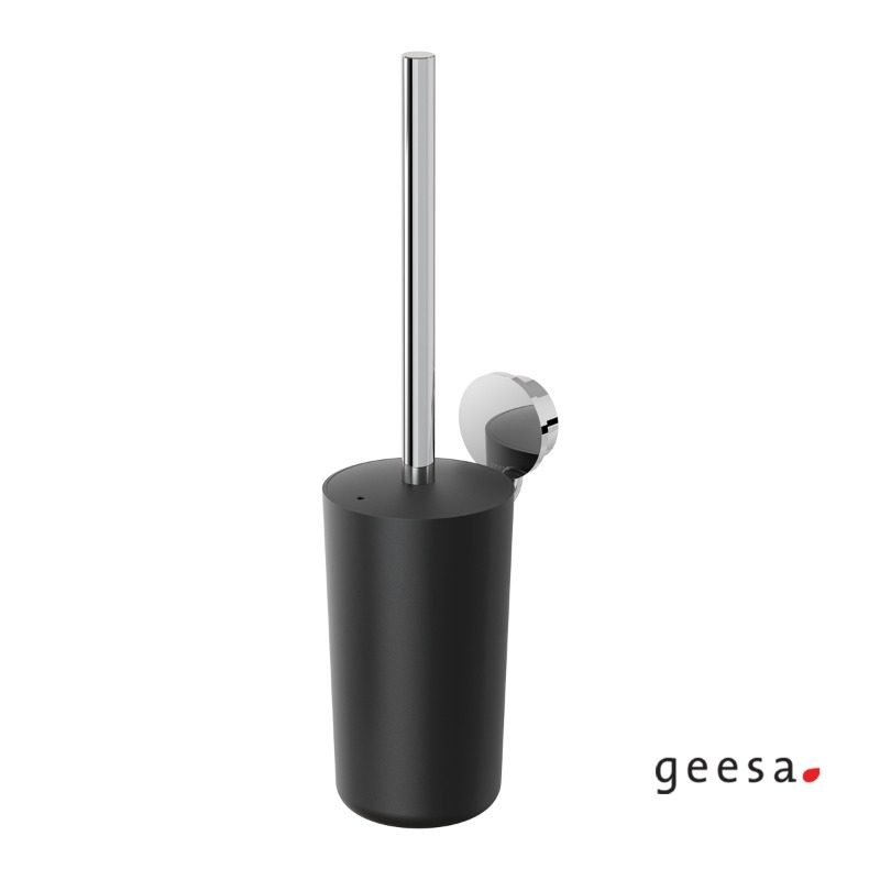 Πιγκάλ Επιτοίχιο Geesa Opal 7211-100 Χρώμιο με Μαύρο Ματ