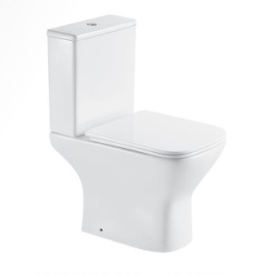 Λεκάνη Rimless Karag με Καζανάκι & Slim Κάλυμμα Soft Close σειρά Amfipolis TR 126 (61x37x79cm)