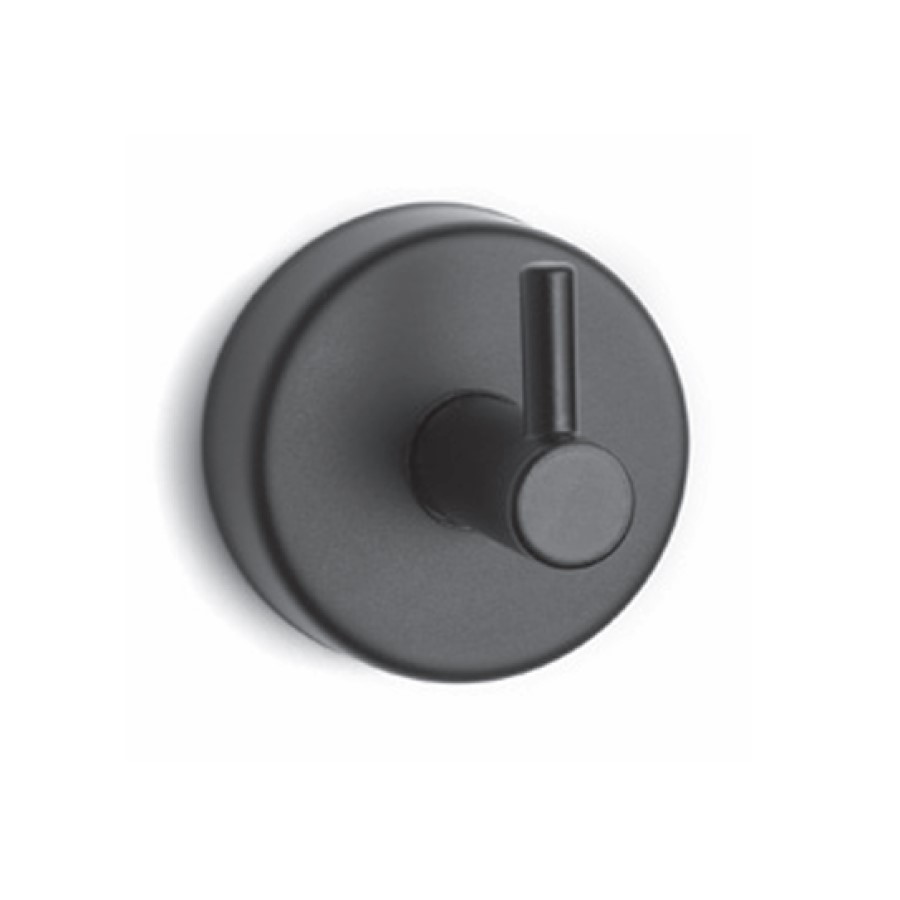 Άγκιστρο Karag Moderno Nero 220955 Μαύρο Ματ (Αυτοκόλλητο ή Βιδωτό)