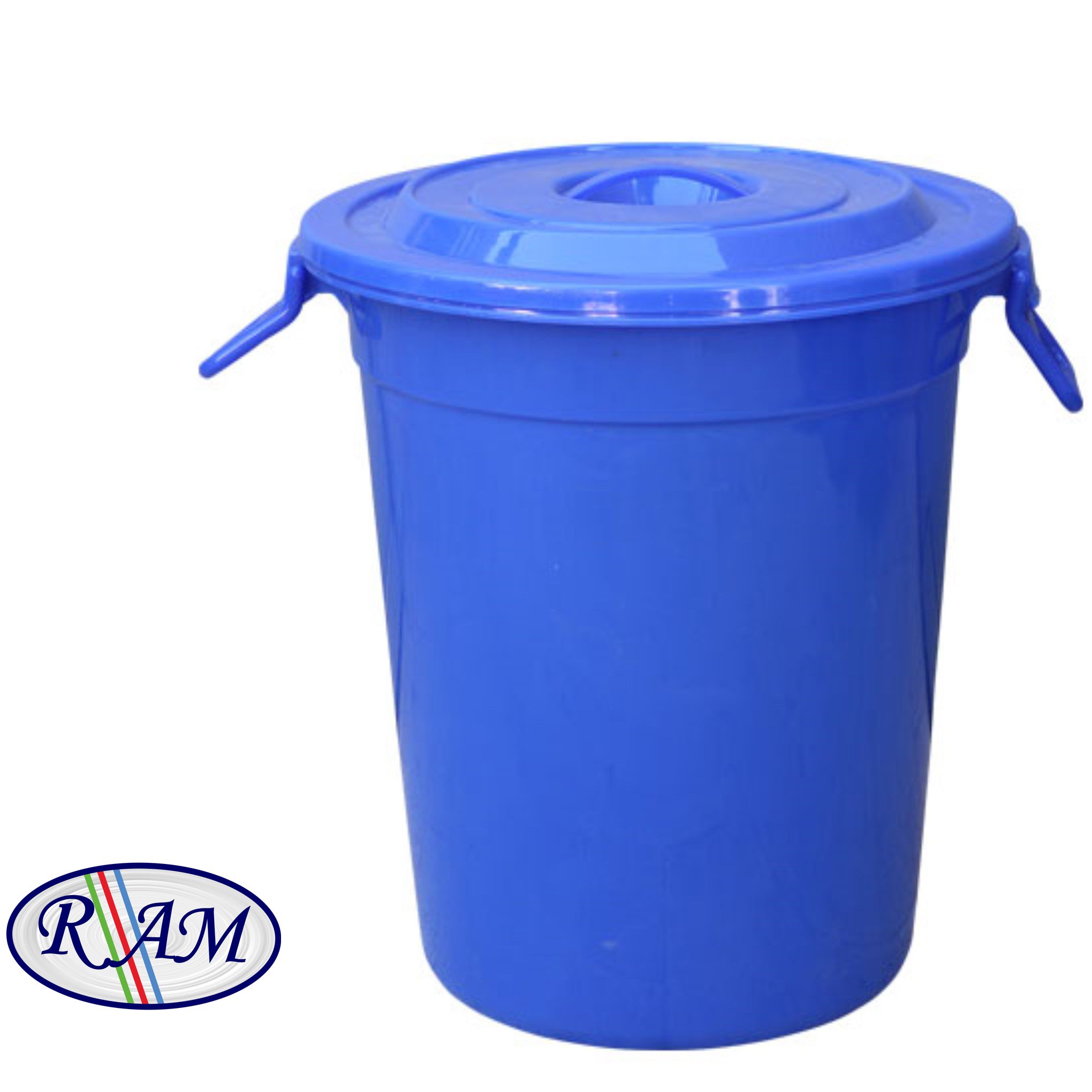 Κάδος Απορριμμάτων Πλαστικός 60 λίτρων Ram 8850060.BL Μπλε (45.5x59cm)