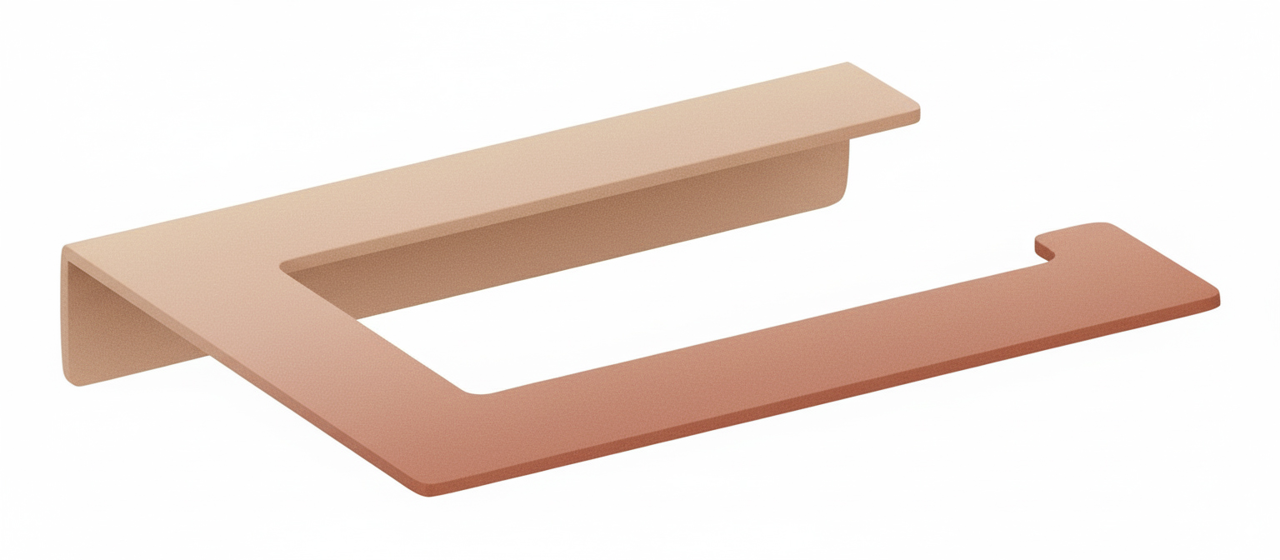 Χαρτοθήκη ανοικτή 15cm BronzeArt Shelfy 51FY-R2/Rose Sand