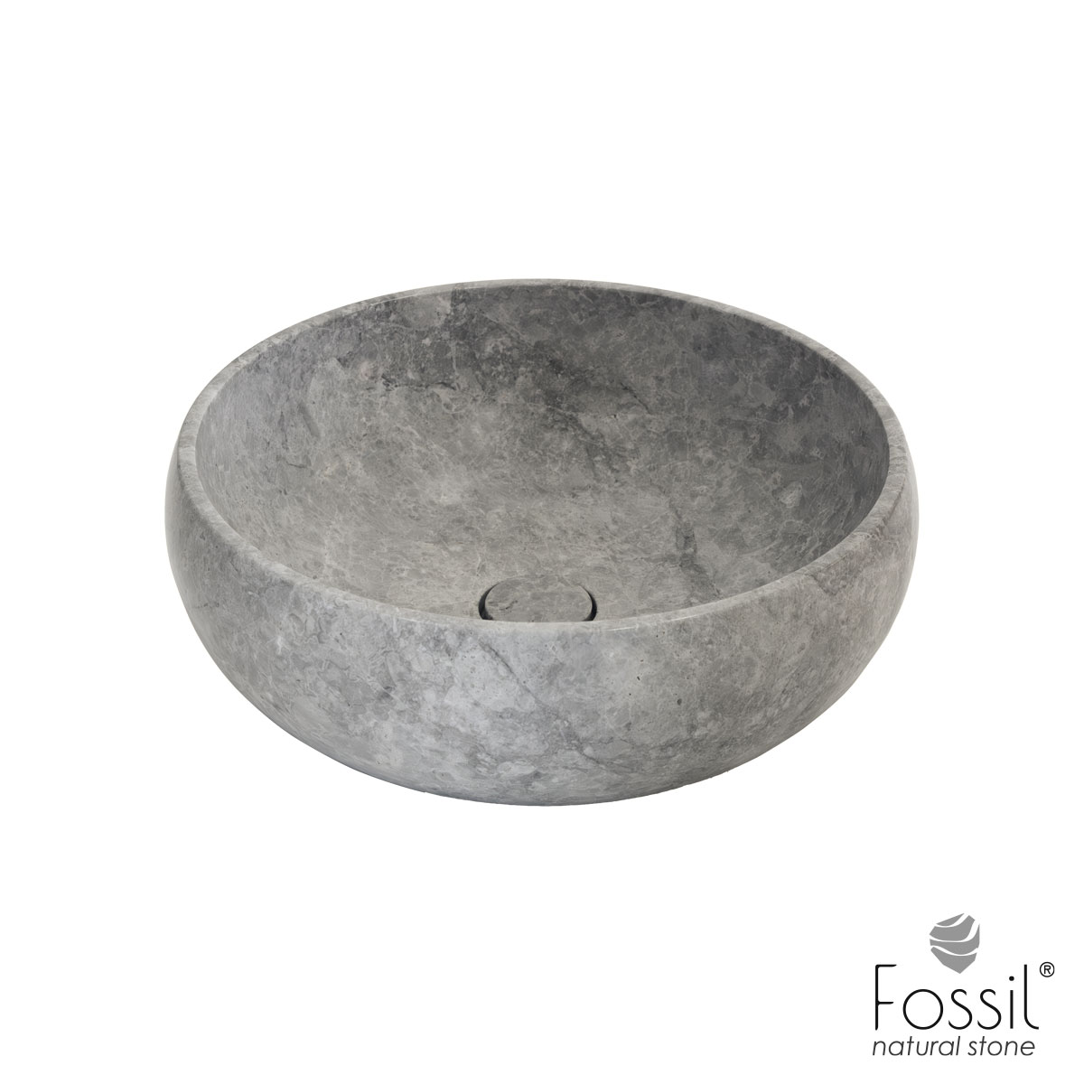 Νιπτήρας Μαρμάρινος Fossil Arlo DB42-423 Tundra Grey (Φ.42cm)