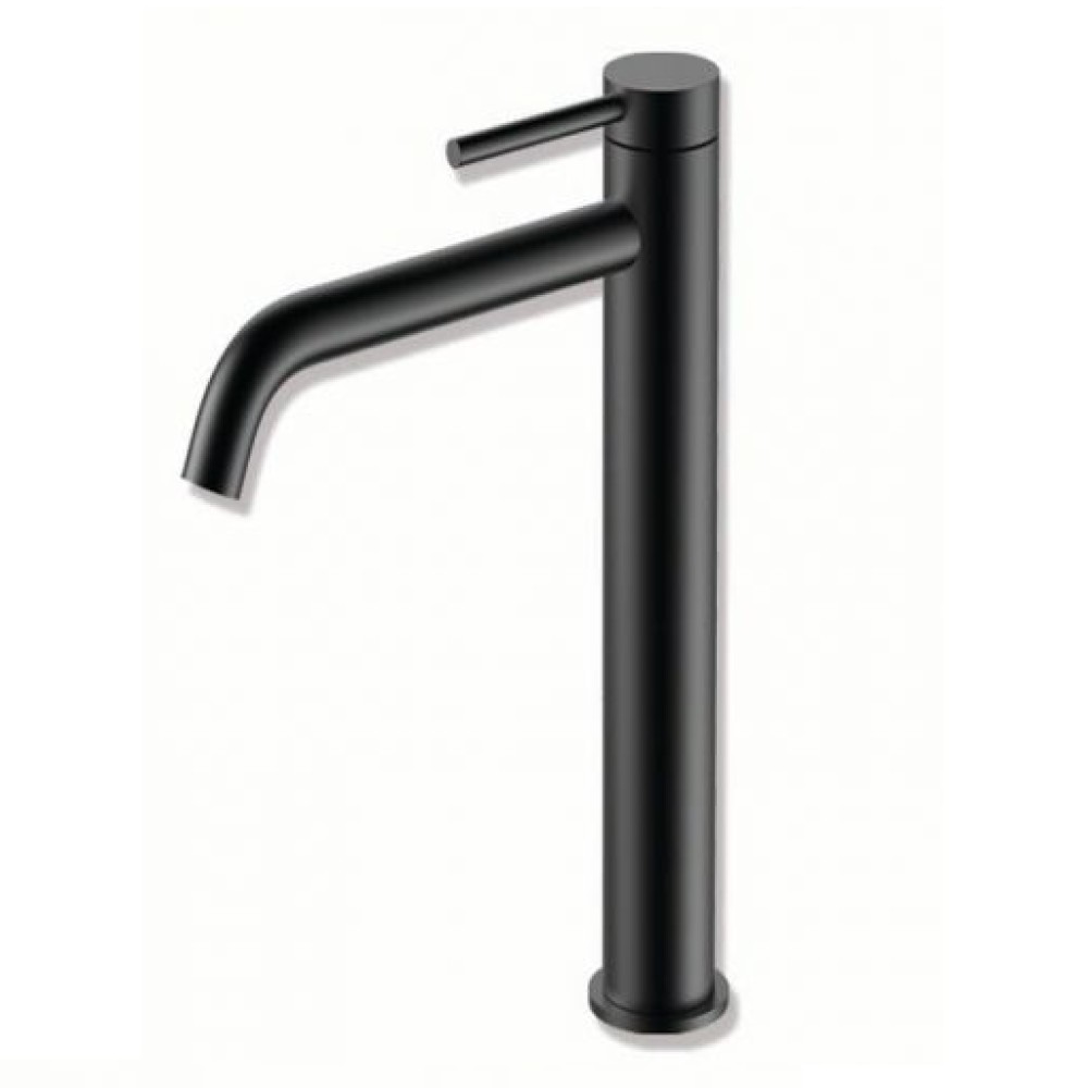 Μπαταρία Ψηλή Νιπτήρα Gini 31-1010 Μαύρο Ματ (Ύψος 30cm)