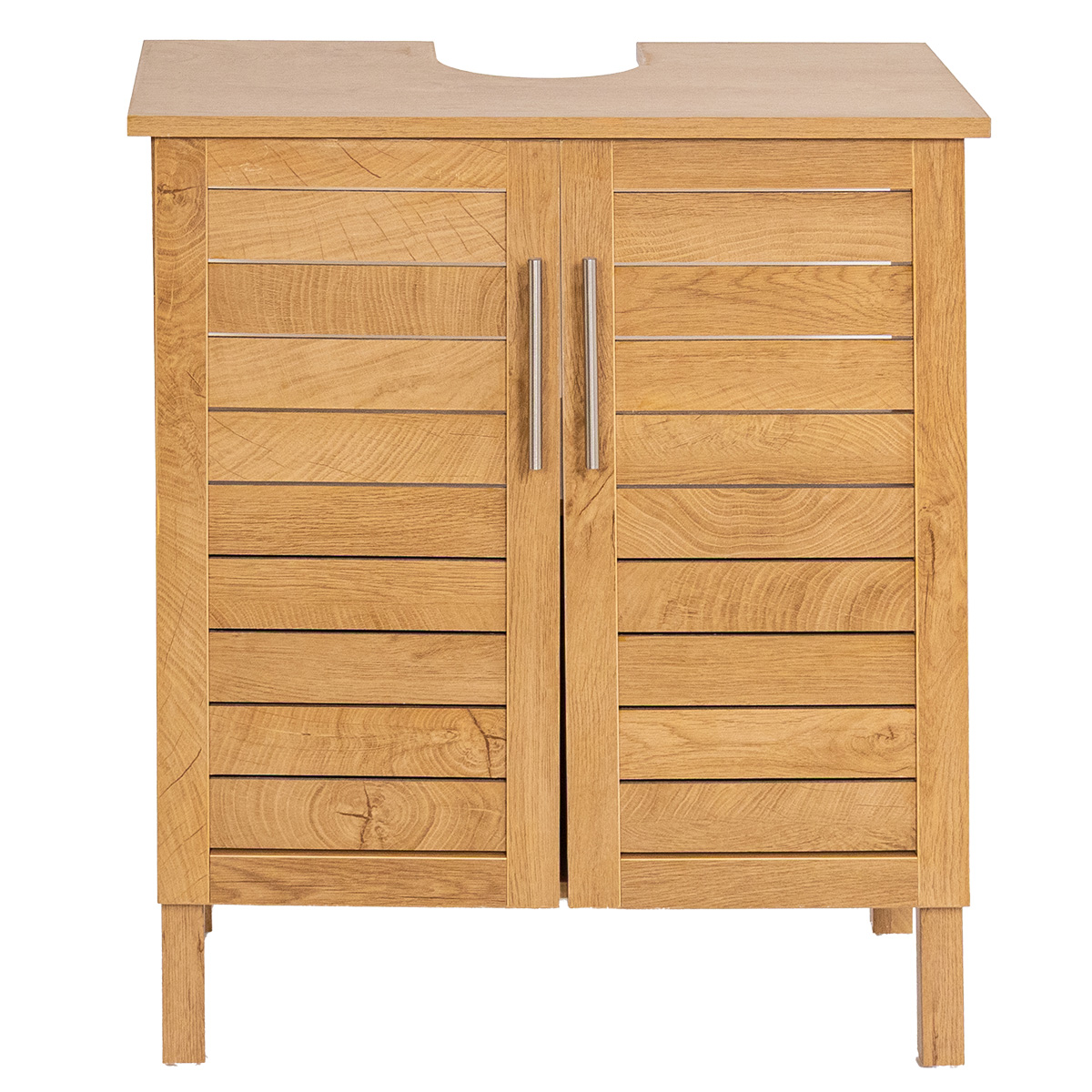 Έπιπλο Ξύλινο με 2 Ντουλάπια σειρά 9732 Φυσικό Ξύλο (30x60x70cm)