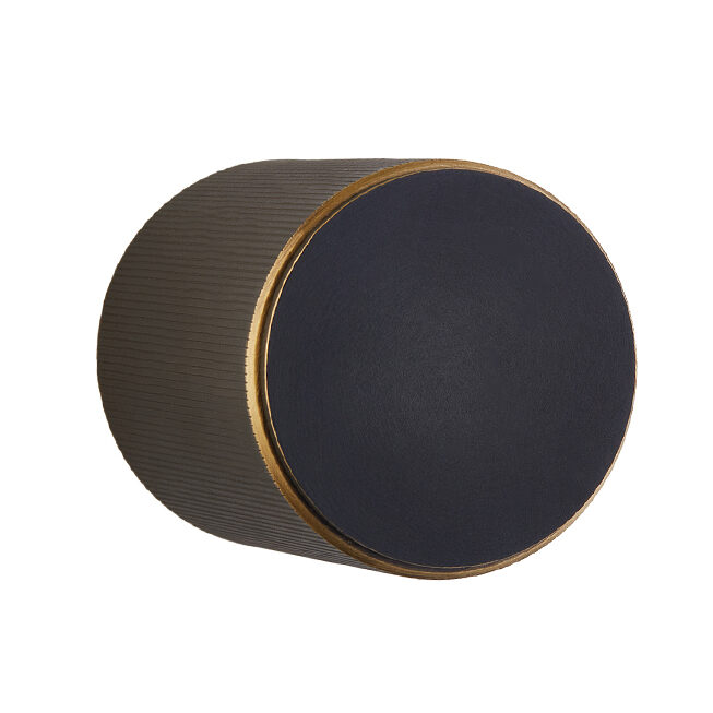 Πόμολα Εξώπορτας ILAVIO 2711 Dark Bronze Fluted (Φ.50)