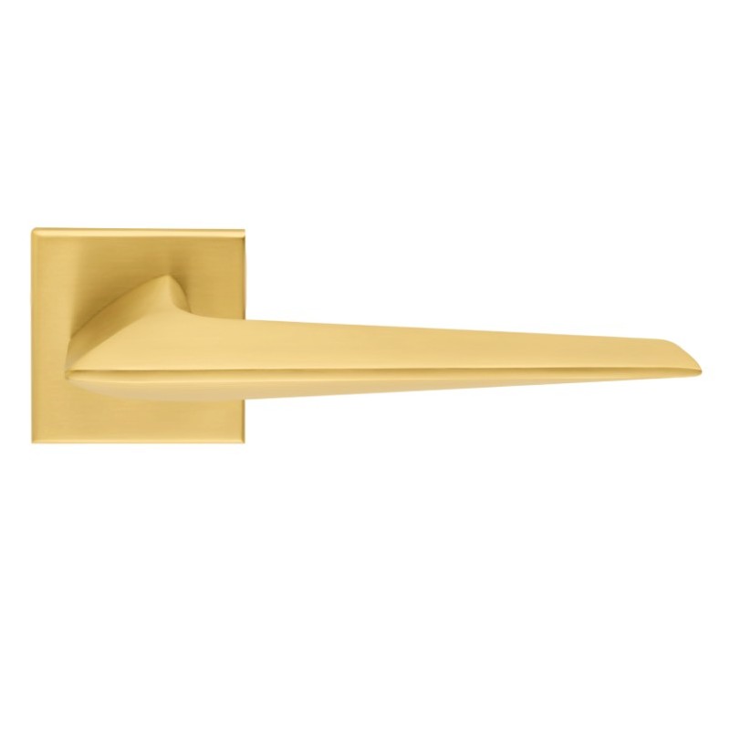 Πόμολα Πόρτας ILAVIO χειρολαβές με ροζέτα 2386 Vintage Gold (Ζεύγος(εσωτερικής πόρτας με Κλείστρο W/C))