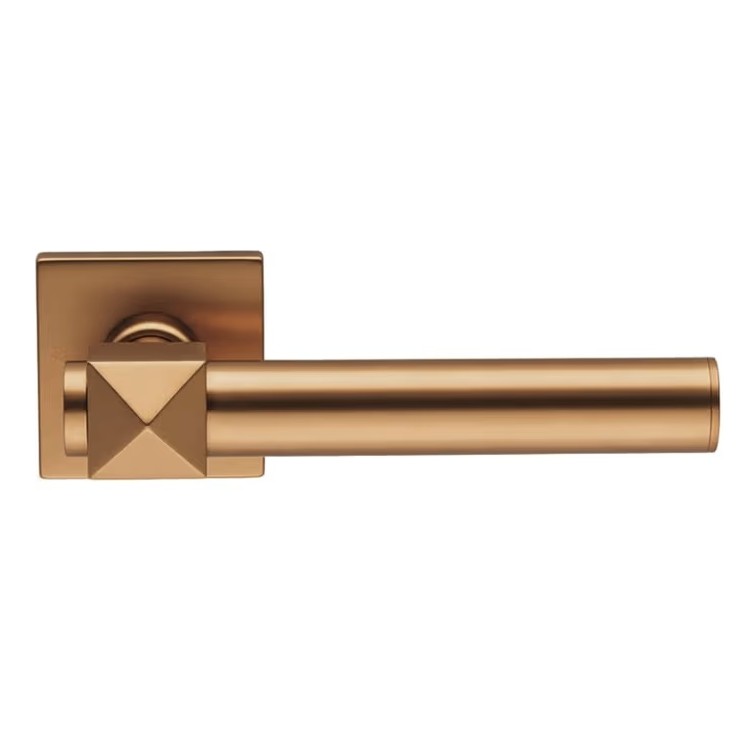 Πόμολα Πόρτας ILAVIO Χειρολαβές με ροζέτα 406 Copper Aged (Ζεύγος(εξωτερικής πόρτας))